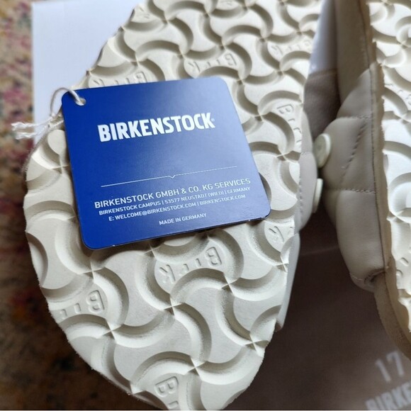 Birkenstock Womens 1774 Sylt Vanilla Padded Leather Slides. NIB. Size 5N - Picture 5 of 9